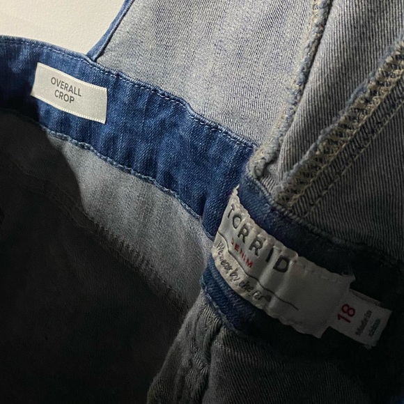 Torrid Crop Overalls Size 18 - Picture 3 of 4